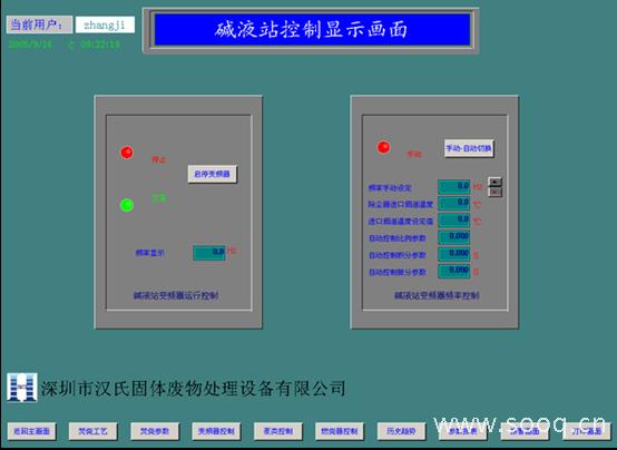 变频器控制画面